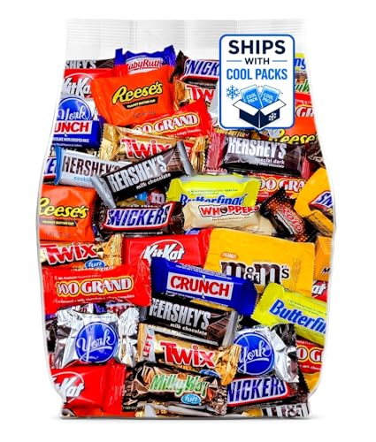 Assorted Chocolate Candy Variety Pack - 5lb Bulk Chocolate Candy Individually Wrapped - Bulk Candy...