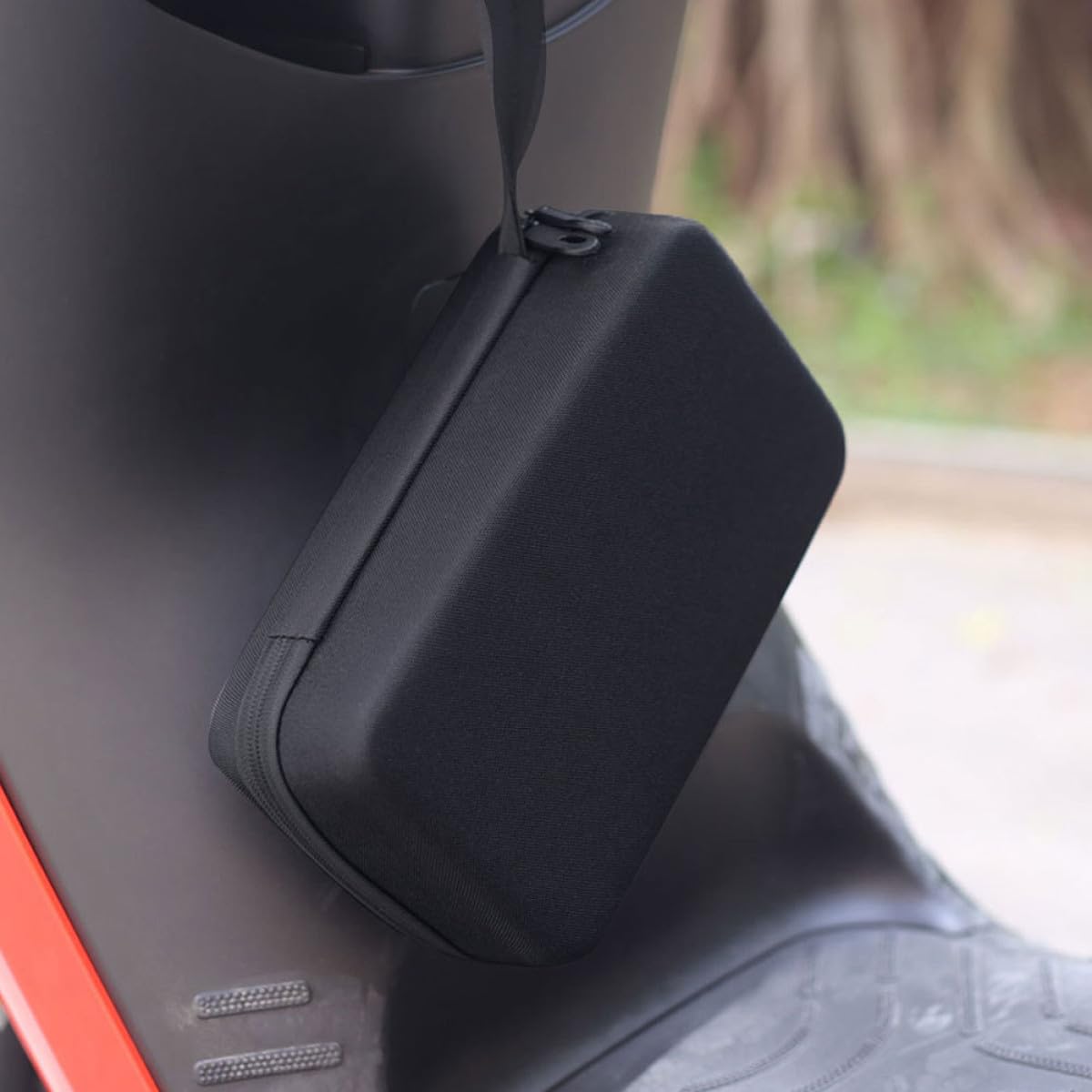 Pack Organizer Tasche für Ladegeräte von Elektrofahrzeugen, Schwarz | Polyester und Eva, Harte Hülle mit Stoßschutz, für E-scooter und Handtasche, 2 Stück