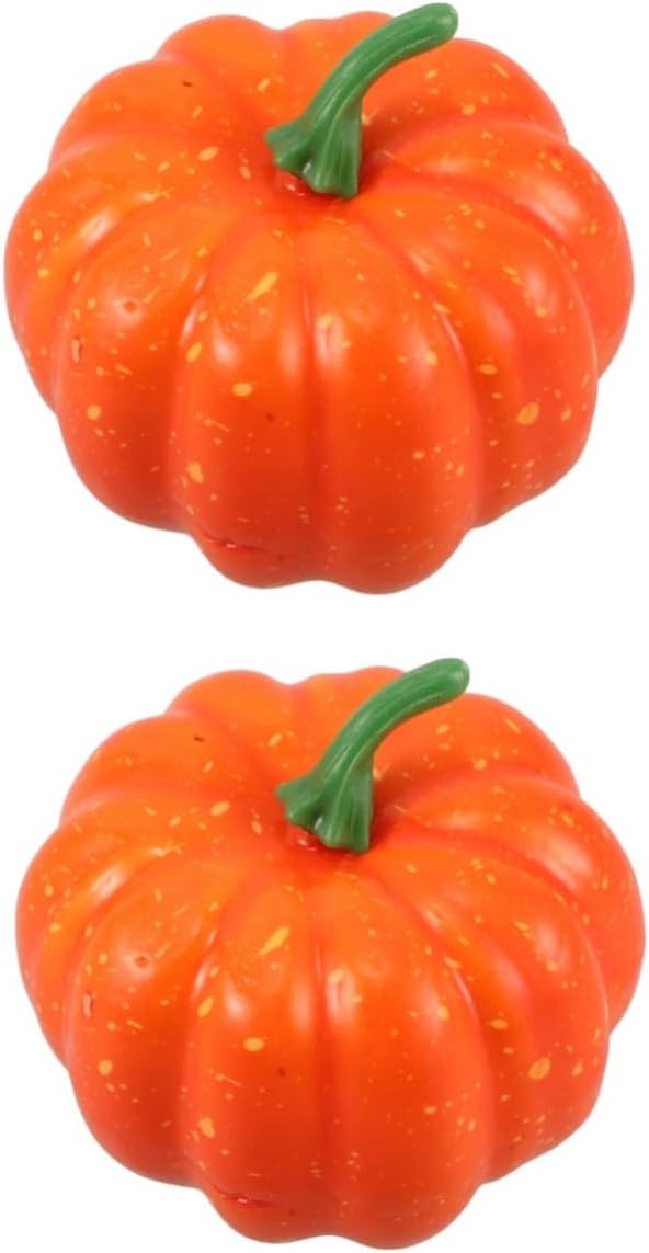 CHILDWEET 2pcs Car Antenna Decorative Topper Adorable Pumpkin Decor for Vehicle Roof Easy to Install Material for Autumn and Halloween Festivities