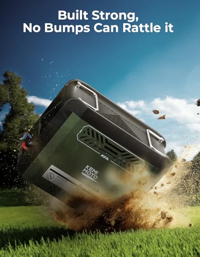 KEMIMOTO Portable Water Heater Constant Temperature, Propane Water Heater with Pump, Max 100 Mins 3s Instant Hot 20,000 BTU, 4000mAh Rechargeable Battery, Suits for Outdoor Camping Hunting Cleaning