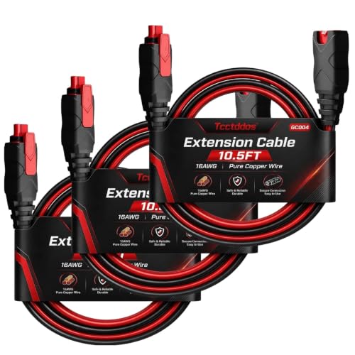 3 Pack 10.5-Feet GC004 X-Connect Fits for NOCO Battery Charger Accessories