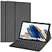 FINTIE Tastatur Hülle für Samsung Galaxy Tab A8 10.5 Zoll 2022/2021 SM-X200/X205/X207 - Keyboard Cover mit Magnetisch Abnehmbarer Deutsches Layout Tastatur, Dunkelgrau