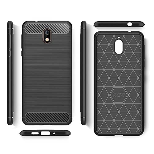 Helix Soft Rubber Flexible Hybrid Back Cover Case for Nokia C01 Plus - Black (B09LZ7KZT8) Amazon Price History, Amazon Price Tracker