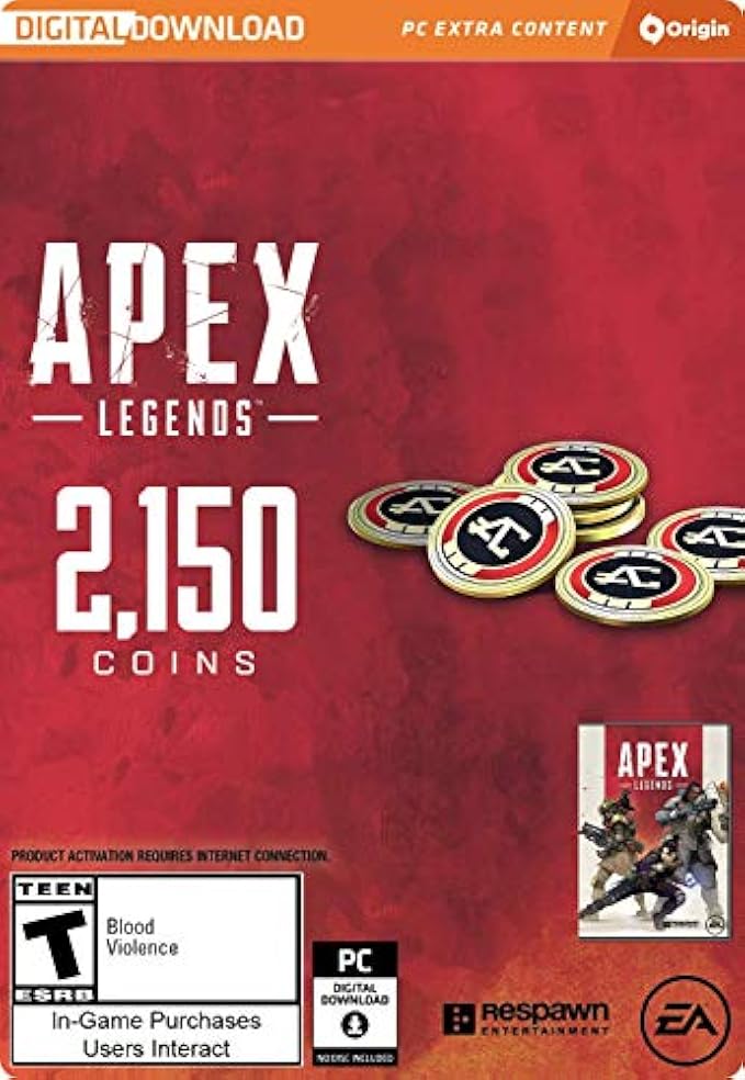 Apex Legends - 2,150 Apex Coins EA App - Origin PC [Online Game Code]