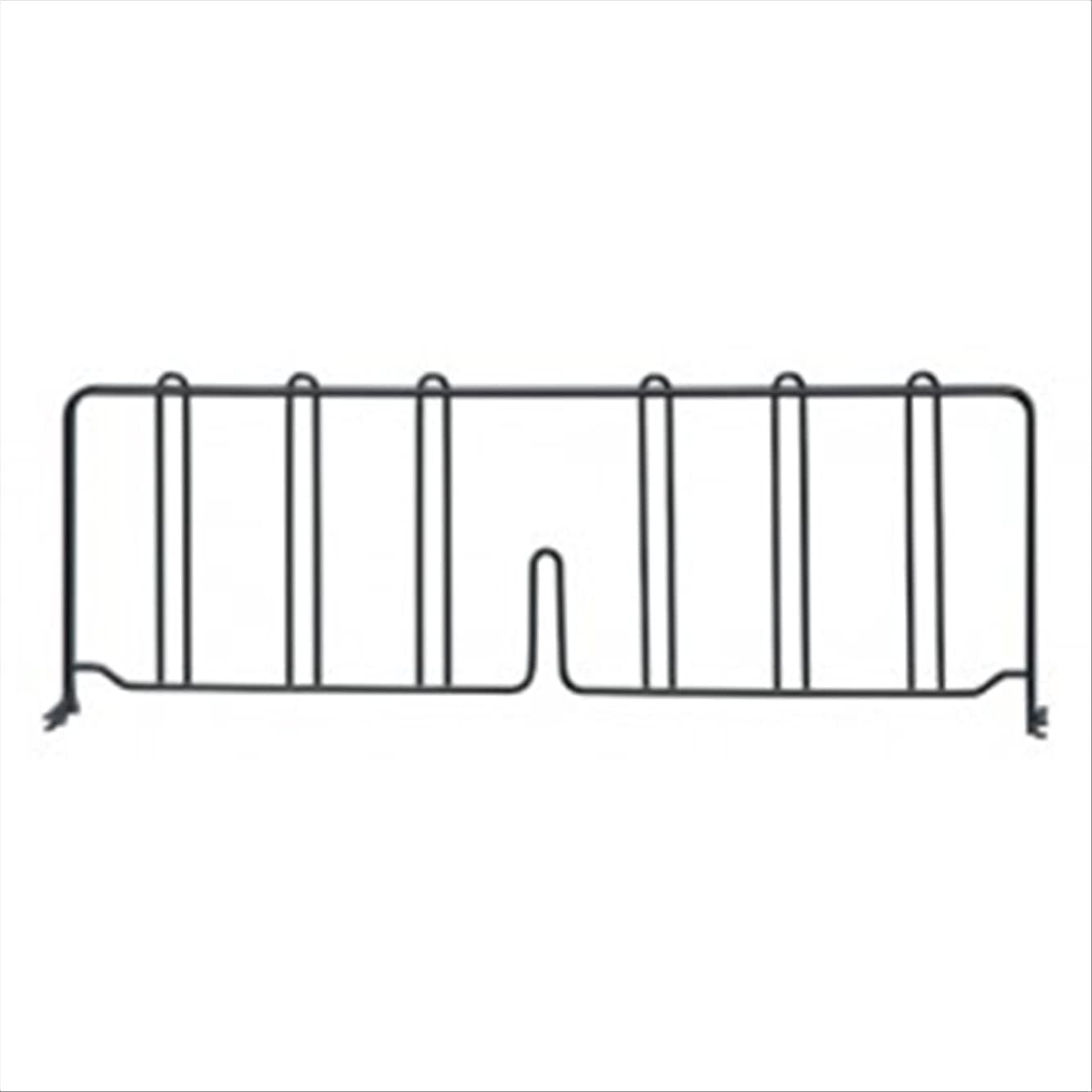 WIRE SHELF DIVIDER BLACK 24in