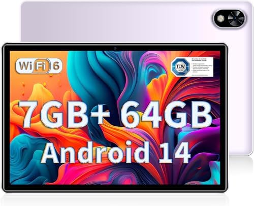 2025 Tablet Android 7", 7GB RAM & 64GB ROM (espandibile Fino A 256GB