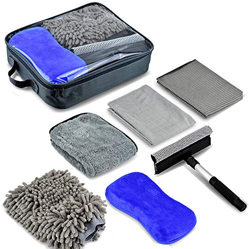 PACETAP Car Detailing Kit,Auto Cleaning Supplies,Car Wash Kit 6 PCS Car Wash Set,Car Cleaning Supply,Car Wash Supplies,Car Interior Cleaning kit,Car Cleaning Sets,Car Cleaning Tools