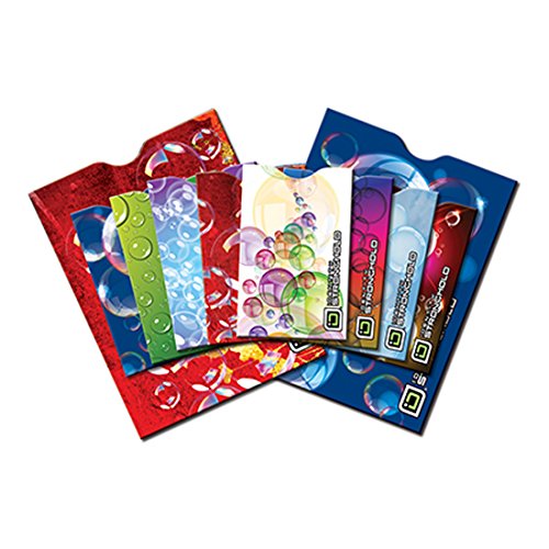 Identity Stronghold Designer Sleeve Combo Pack, Bubbles Collection, Pack of 10 (IDSHTVDESBBL)