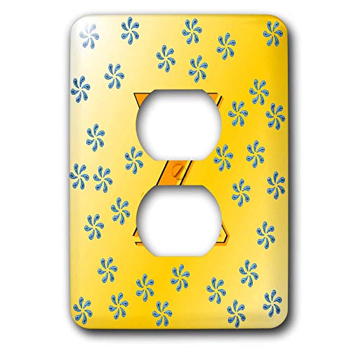Monogram Z Smudgeart plaque de finition double prise murale - 2
