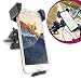 Produktbild MOBILEFOX Fahrrad Handyhalterung Lenker Halter Mountainbike Krallenbefestigung 360° drehbar kompatibel mit Apple iPhone 12 11 Pro XS Max XR X 8 7 6 5 S C SE Plus
