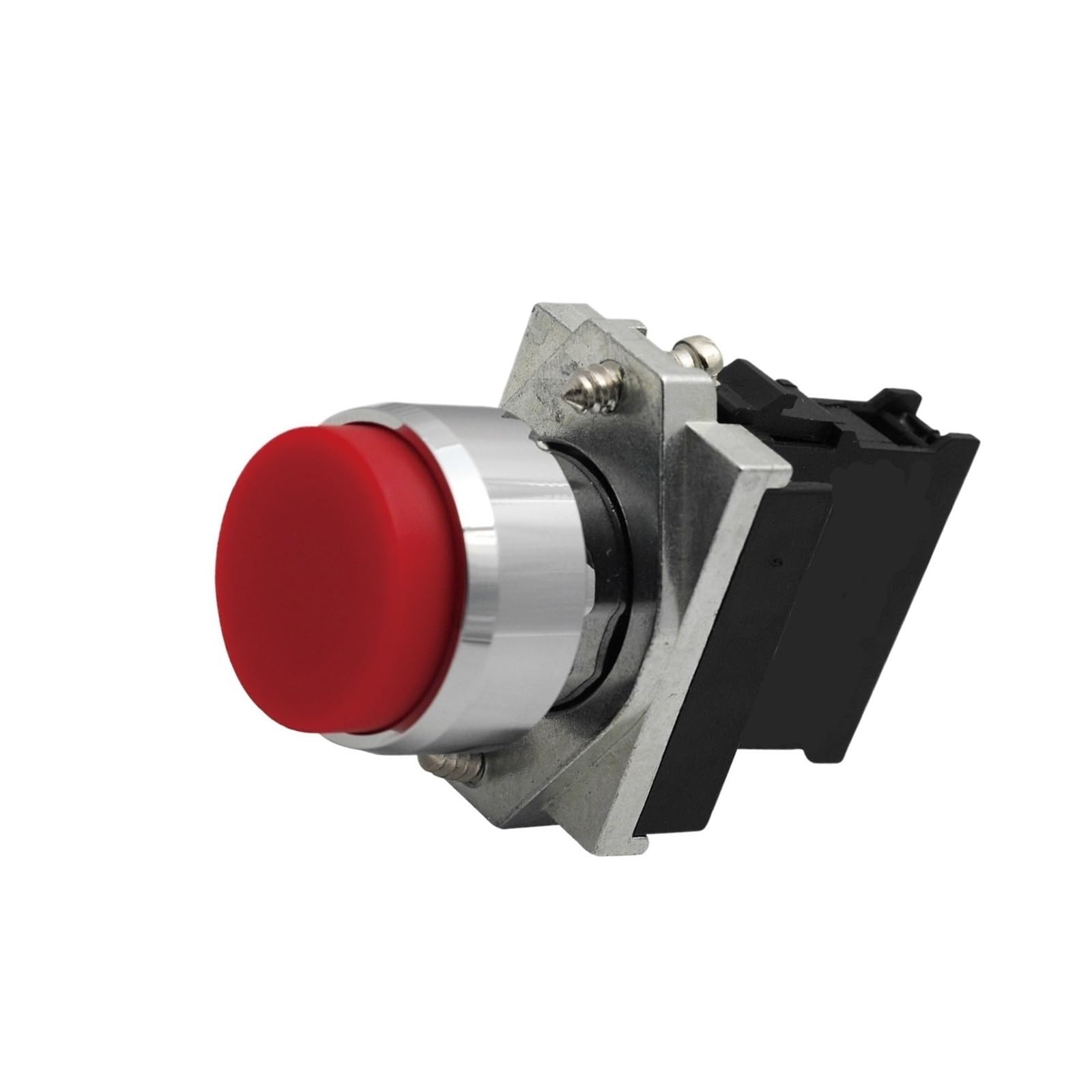 Pulsador 3SB6160-0AB60-1BA0 Blanco 1NO Cabezal metálico para Control Industrial