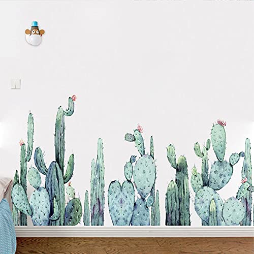 Vinilo decorativo cactus plantas verdes adhesivo miniatura 3