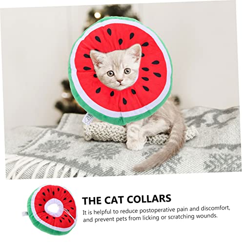 Collar de sandía para gatos DOITOOL pack de 4 collares protectores de poliéster 3