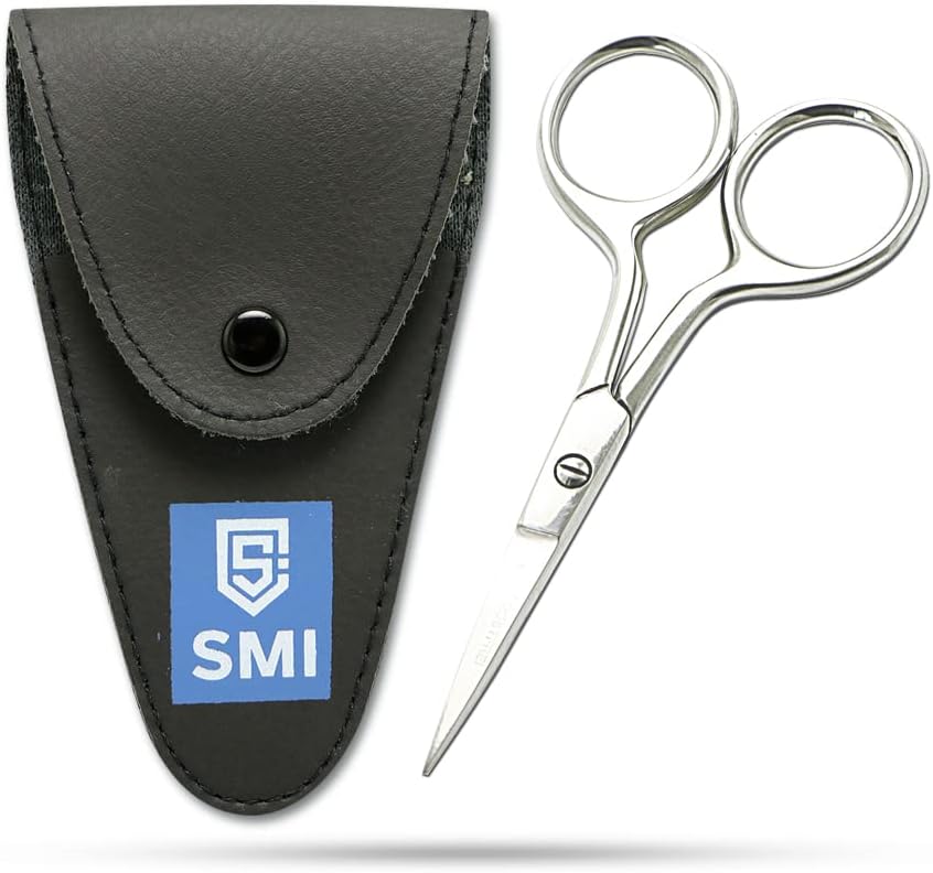 SMI Beard Scissors Moustache Scissors for Men Small Grooming Scissors Ear Facial Hair