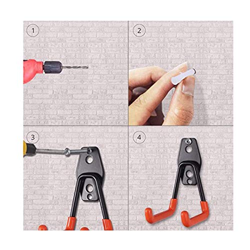 Crochet utilitaire stockage garage REYG double crochet robuste acier