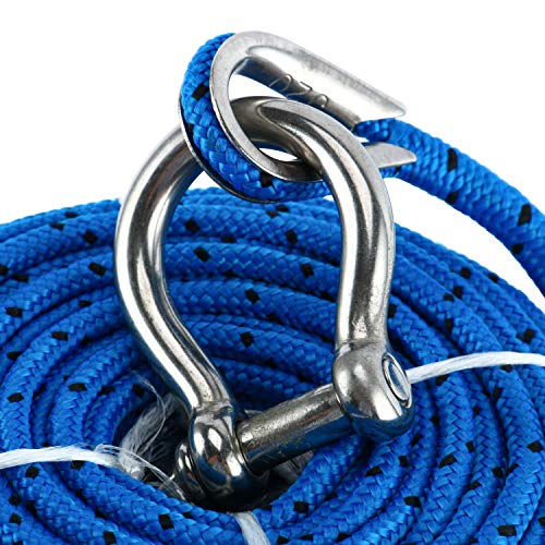 image for Amarine Made Boat Premium Anchor Rope for Electric Winches 3/16