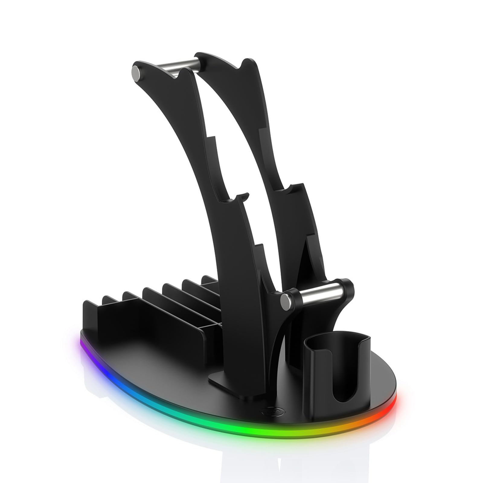 Bunter Lichtständer für Controller und Spielzubehör, Aufbewahrung von Headsets, Organisation mit Farboption