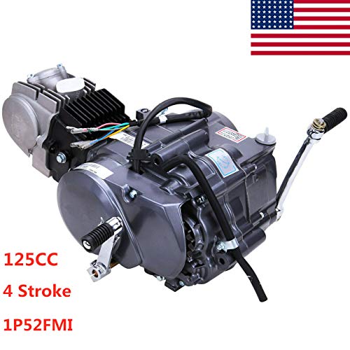 Engine Motor Single Cylinder Kick Start 125CC 4 Stroke Manual Clutch Engine Motor Motorcycle Pit Bike Dirt Bike ATV Quad for H.o.n.d.a CRF50 XR70 Z50 Z50R CT70 USA STOCK