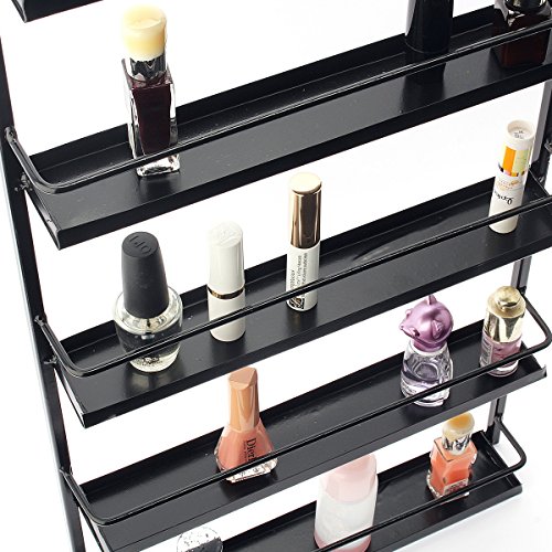 Meisax 5-Tier Nagellack Regal Metall Kosmetik Aufbewahrung Nagellackregal Wandregal für Tonie Ätherisches Öl Lippenstift… – Bild 5
