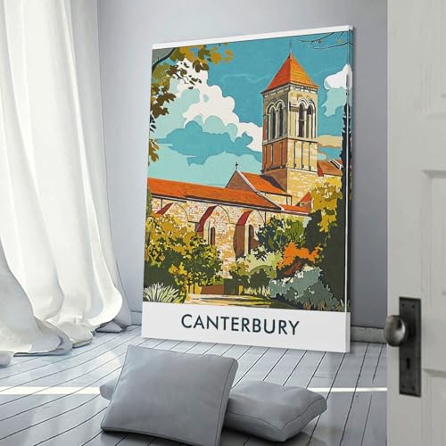 Tableau sur toile au motif de jardin mystique pour créer un salon apaisant