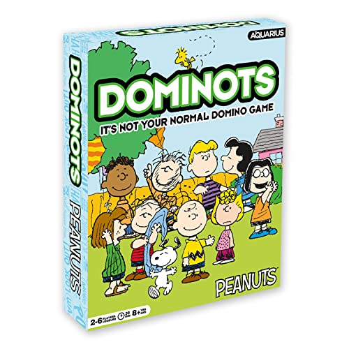 AQUARIUS Peanuts Dominots Tile Game - Fun Family Stategy Game