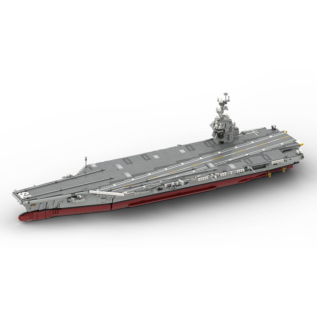 Amazon.co.jp: BrickCraftWorks 大型軍用空母ブロックセット 大人用