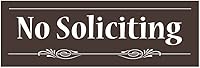 Vista 9 de Cartel decorativo No Soliciting, Negro