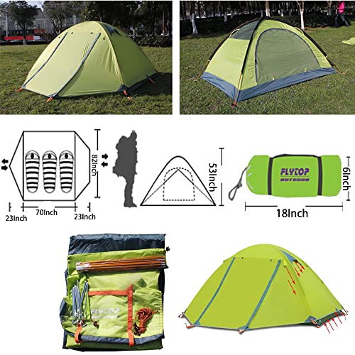 Carpa liviana impermeable para camping y senderismo miniatura 2