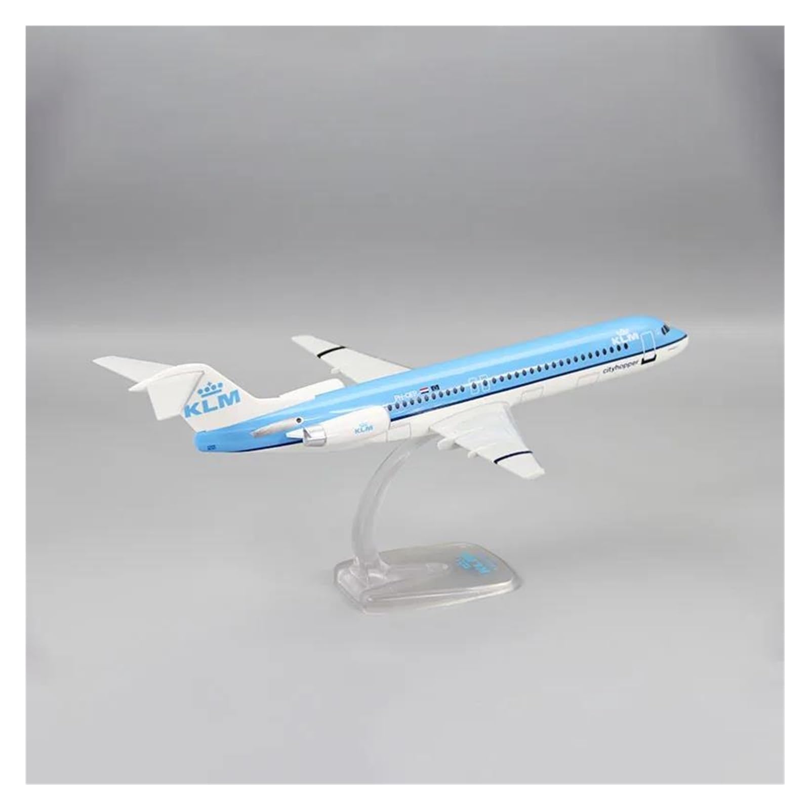 Aereo in Metallo pressofuso Scala 1:100 per Modello di Aereo FK-100 Giocattolo per Collezione, repliche di Aerei in Miniatura per Raccolta ed Esposizione