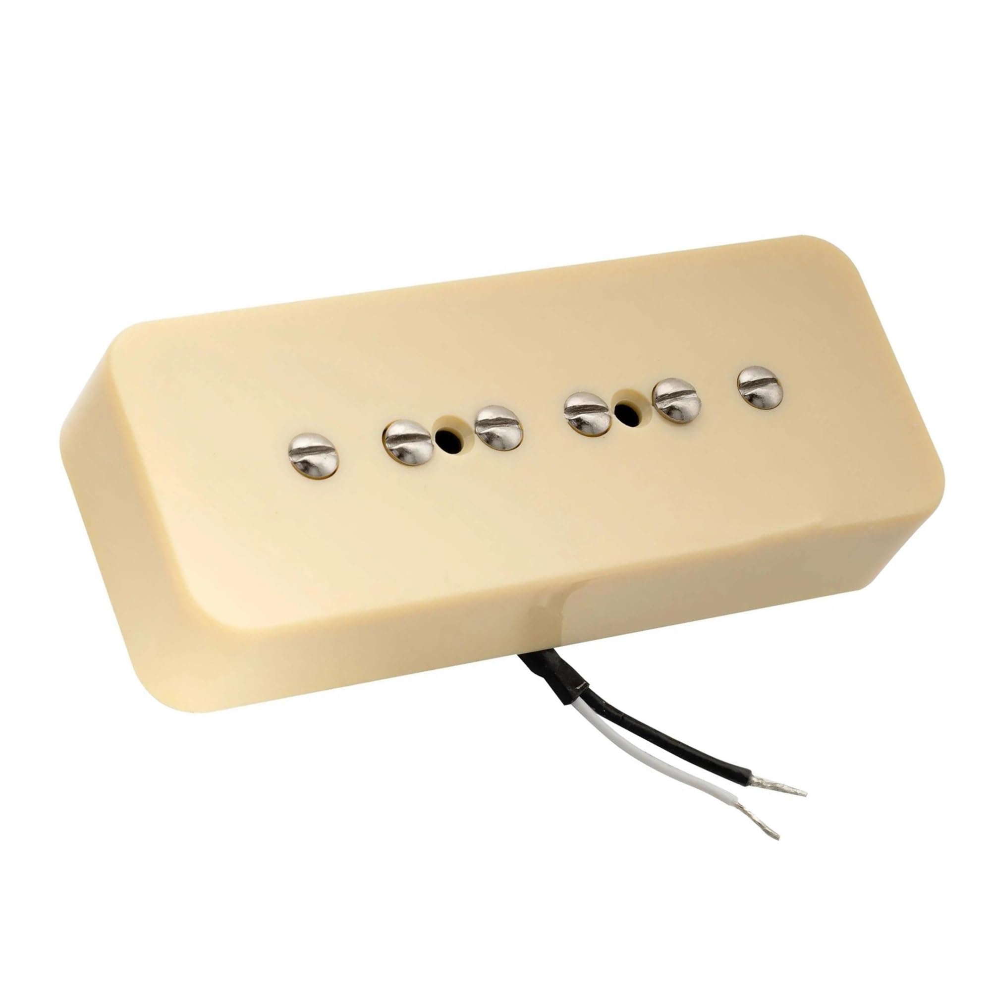 Alnico 5 P90 Hals Und Steg Tonabnehmer Für E Gitarren(1 Pc N Cream)
