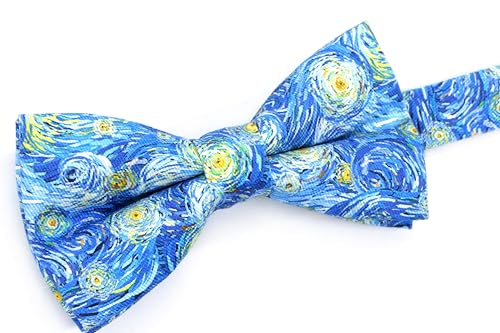 Image of OCIA Cute Pattern Pre-tied Bow Tie Adjustable Bowties for Adult & Children