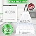 ALLCLEANbags Trash Bags 15 Gallon Tall Kitchen Drawstring Garbage Bags,Fit 13-15 Gal Bins,Extra Strong&Leak-Proof,Unscented&Recyclable Trash Can Liners for Home Office Industrial Bathroom Garden Lawn