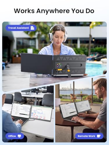Laptop Screen Extender, 14" 1080P IPS Portable Monitor, Ultra-Slim, 1.79 lb - image 7
