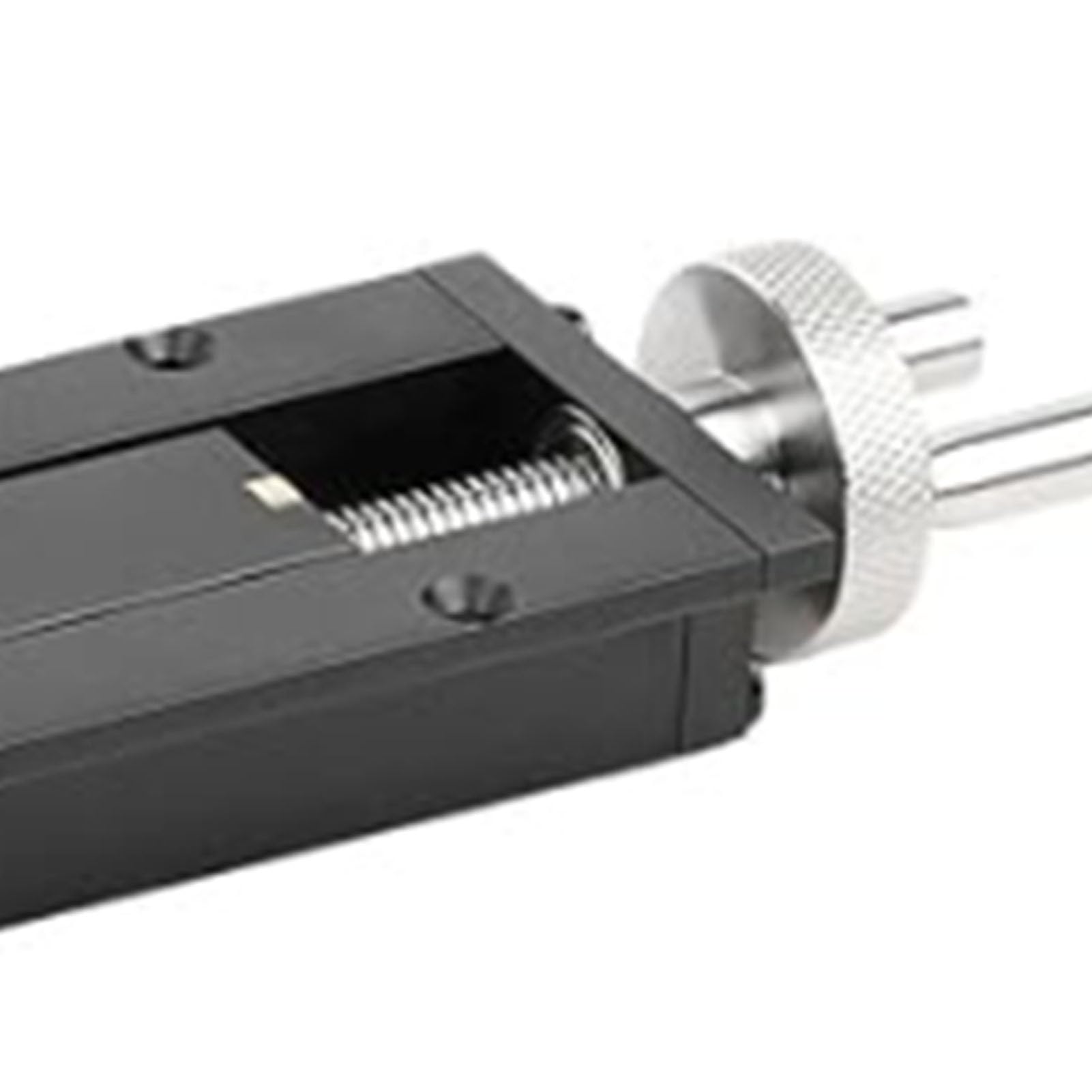 FTVOGUE Imadło Ogonowe do Obróbki Drewna, Skok od 0 do 110 Mm | 12,99 x 2,56 x 1,14 cala, stop aluminium, otwór 20 mm, szybka zmiana biegów, gładkie mocowanie pokrętłem ręcznym, warsztat
