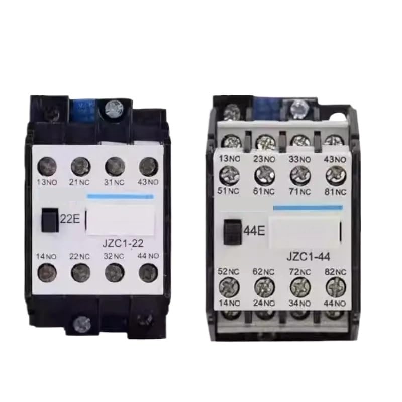Relé de contacto de CA JZC1-22/31/40/44/53/62, 110V/220V/380V, -25℃~70℃, adecuado para circuitos de control PLC. (JZC1-40,220V)