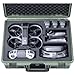 Lykus Titan AT200 Wasserdicht Tasche Koffer Case für DJI Avata 2,Goggles 3,RC Motion 3, FPV-Fernsteuerung 3, unterstützt bis zu 7 Akkus [NUR Koffer]