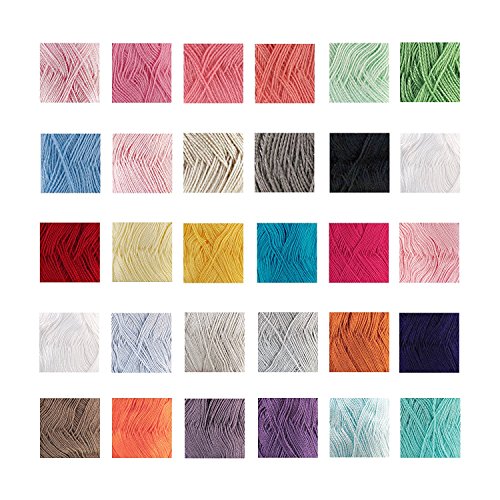 Delightfully Fine 60% Bamboo, 40% Tecel Blend Yarn - 4 Skein Assorted Color