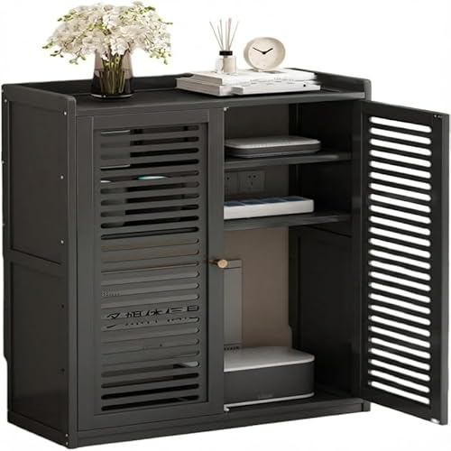 ���[�^�[���[�{�b�N�X ���t�� �ؐ� �X���� �z���B�� �r�M ���w�\�� �ȒP�g�ݗ��� �d�b�� Wi-Fi���[ �I�t�B�X ���r���O ���� �z���C�g 59×25×67cm Teywhny (59*25*82A,�u���b�N)