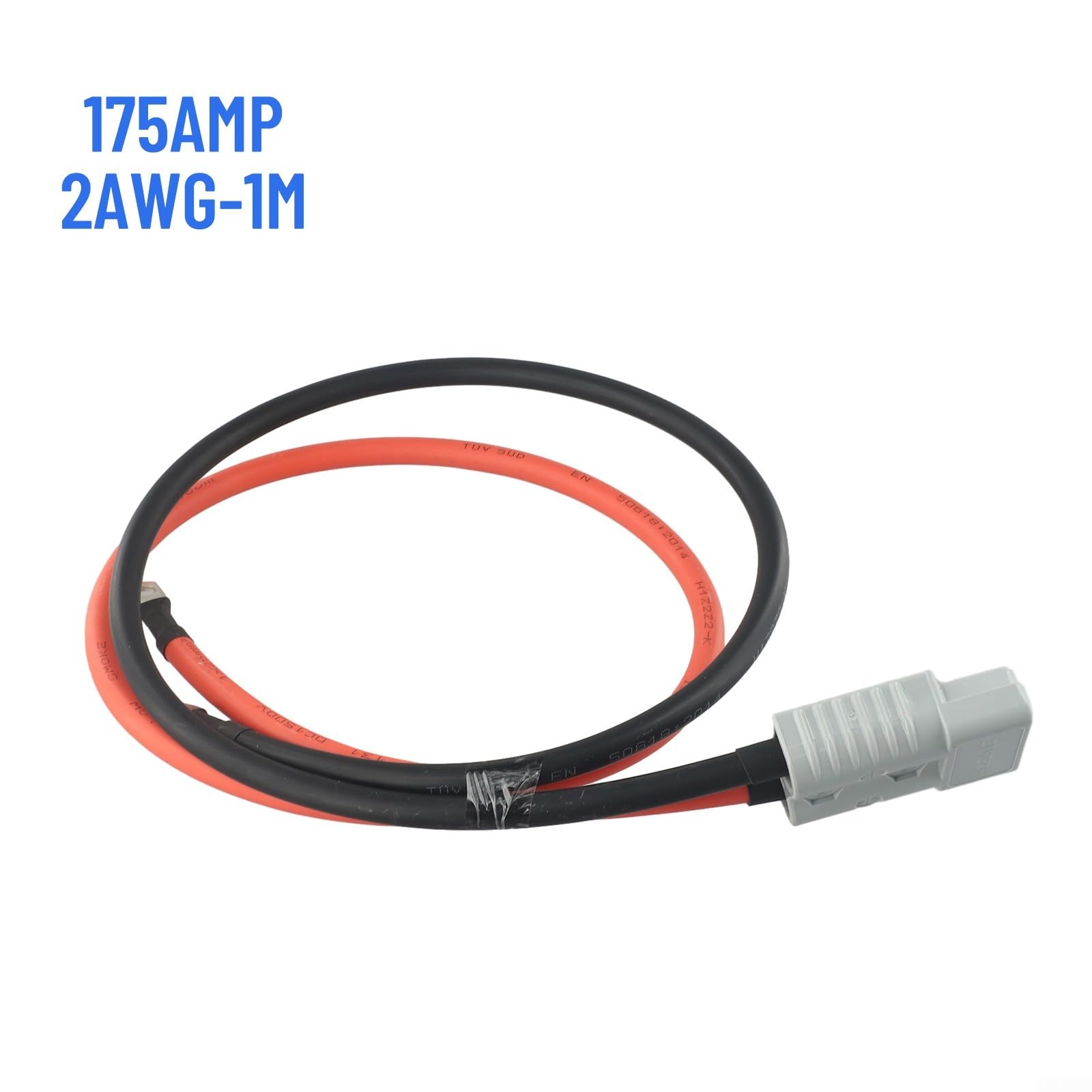 175A Set 4AWG Silikon Kabel 1M M8 Ringkabelschuh für Wohnmobil Boot Auto Elektroverbindung Hochstrom