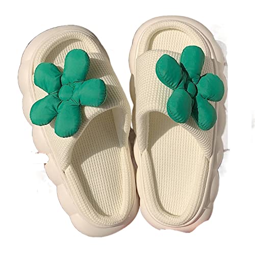 Pantoufles en coton pour femmes chaussures de sol respirantes à plate-forme intérieure