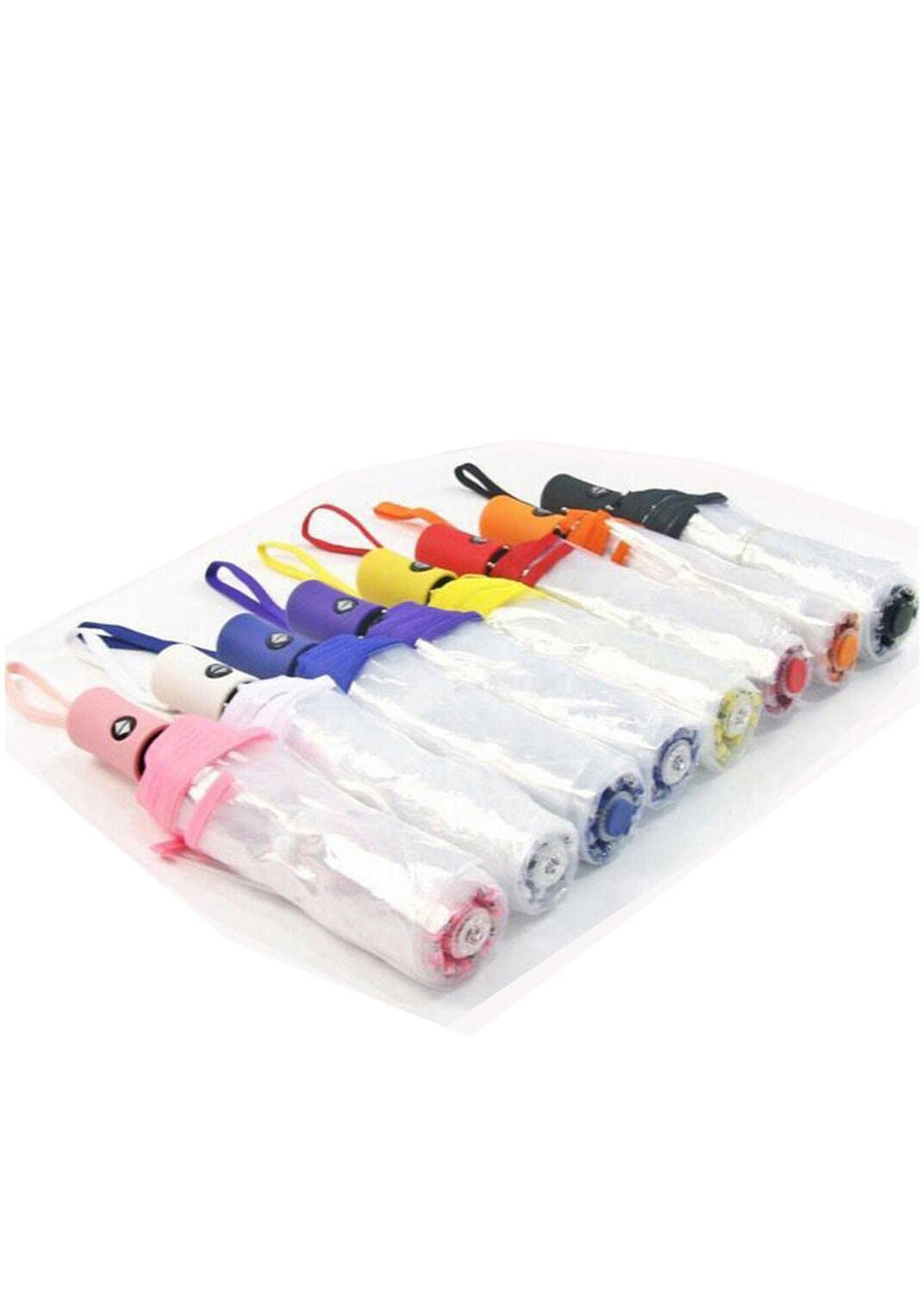 Parapluies, Parapluie Pliant Compact de Voyage, Mini Parapluie, Automatique Transparent Coupe-Vent | Blu