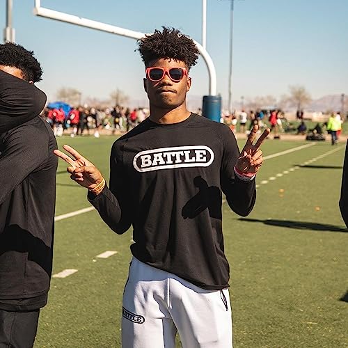 Battle Kids' Youth Long Sleeve Performance-Big Logo3