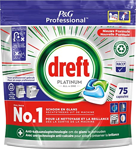 Dreft Platinum All In One Geschirrspüler Tabletten Regular 75 Stück
