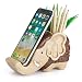 Pen Pencil Holder with Phone Stand, Coolbros Resin Shaped Pen Container Cell Phone Stand Carving Brush Scissor Holder Desk Organizer Decoration for Office Desk Home Decorative (Elephant)