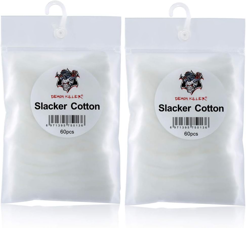 Organic Cotton for DIY Project Threads Wick Slacker Cotton - 2 bag (60pcs/bag)