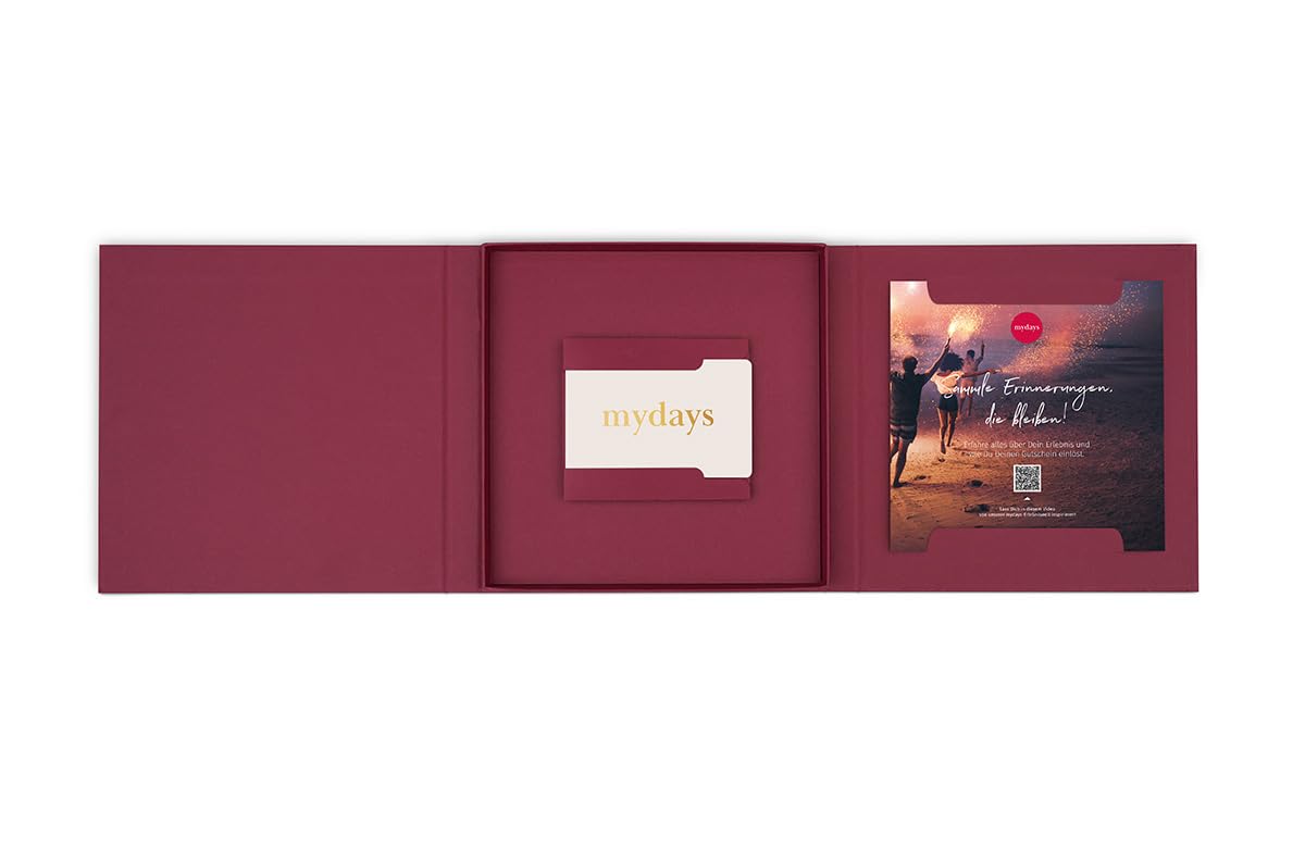 mydays Geschenkbox Du & Ich, für 2 Personen, freie Erlebnis-Auswahl an ca. 350 Orten