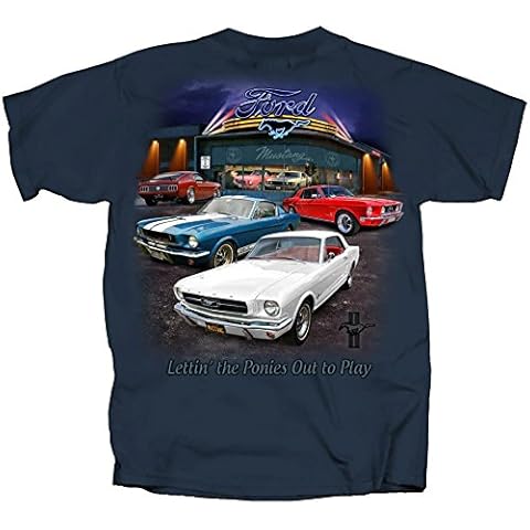 Joe Blow Men's Ford Mustang Showroom T-Shirt-xxl Cover