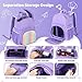 Jaffzora Carrying Backpack Compatible with Toniebox Starter Set, Travel Storage Bag Fits for Tonies Figures Characters,Tonies Headphones & Accessories, Purple (Bag Only)