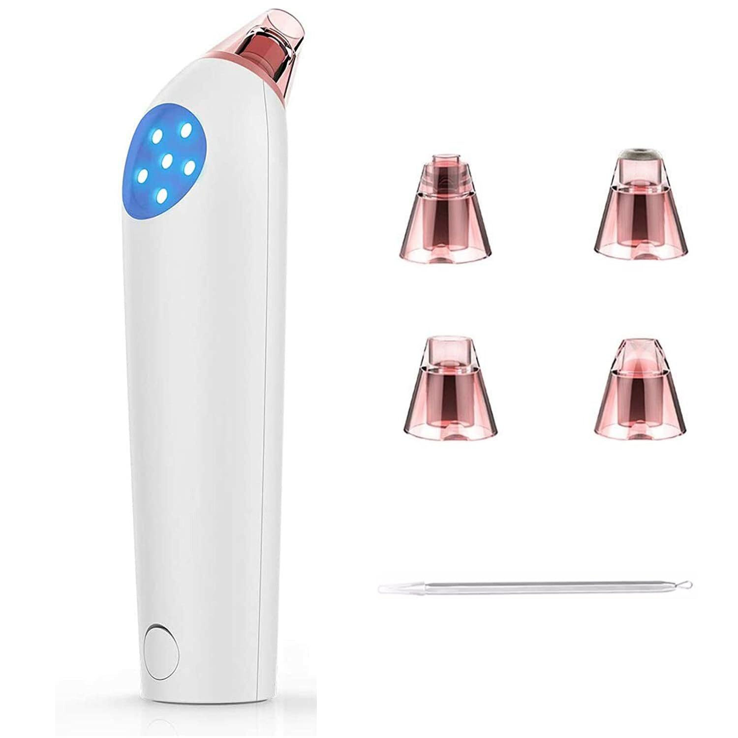 Mitesserentferner Porenreiniger Blackhead Remover Vakuumsauger Elektrisch Porensauger mit Blau Licht Funktion