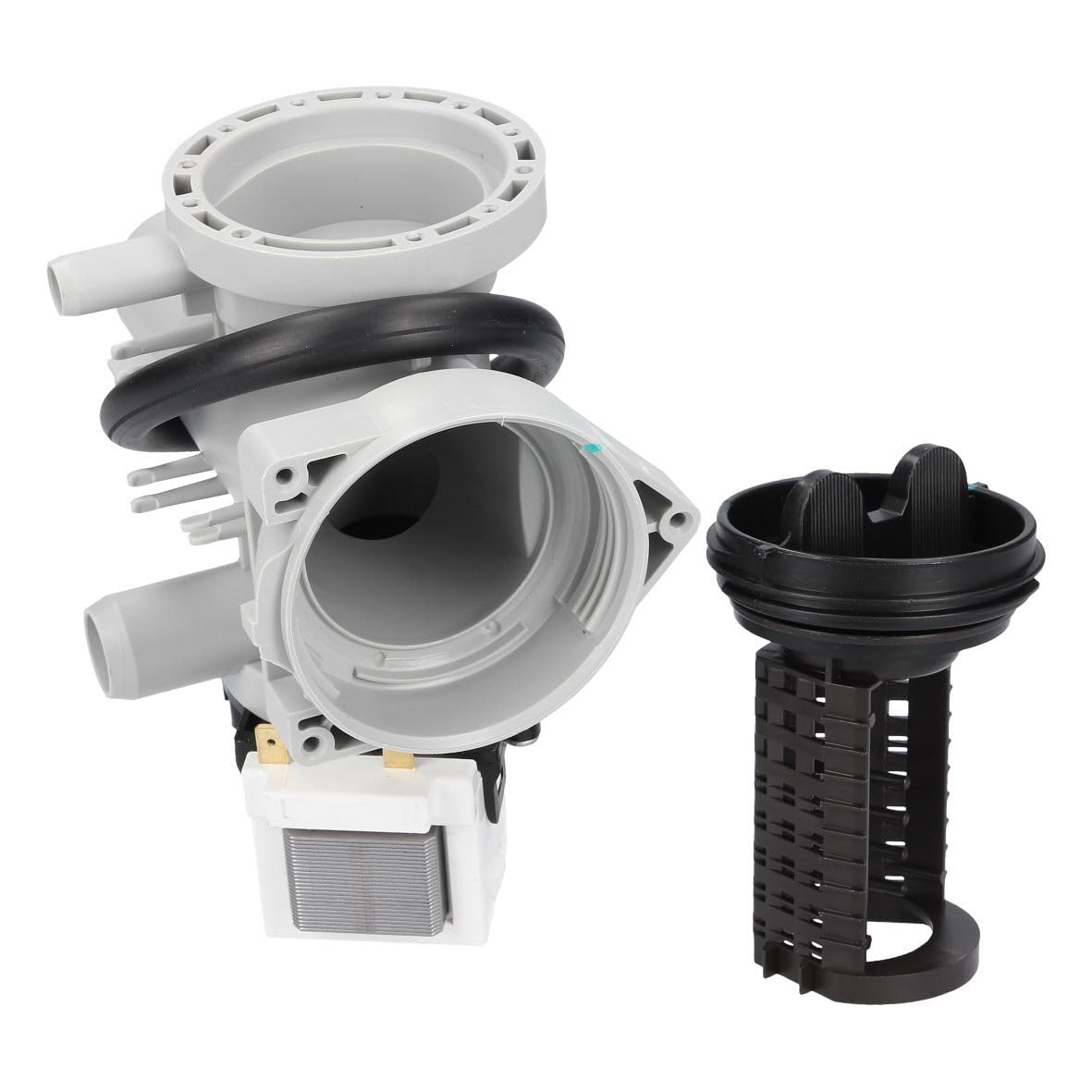 easyPART passend für LG Electronics 5859EN1006M Ablaufpumpe LEILI mit | Pumpenkopf und Sieb, Elektronics, für Waschmaschine, Laugenpumpe, Abwasserpumpe, Wasserpumpe, Motorpumpe, Frontlader